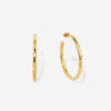 Large 'Facet' Hoop Earrings